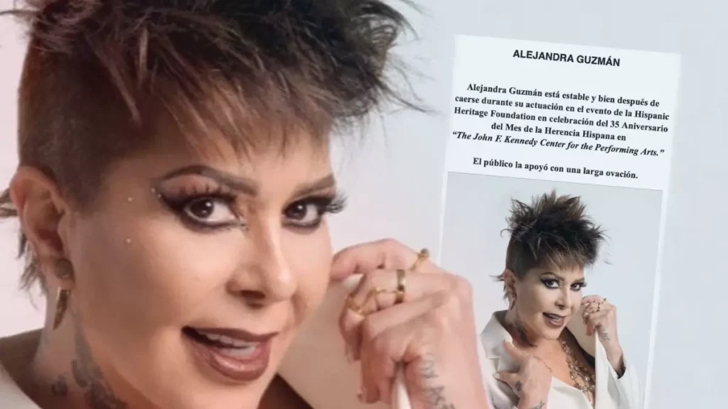 Alejandra Guzmán se dislocó la cadera