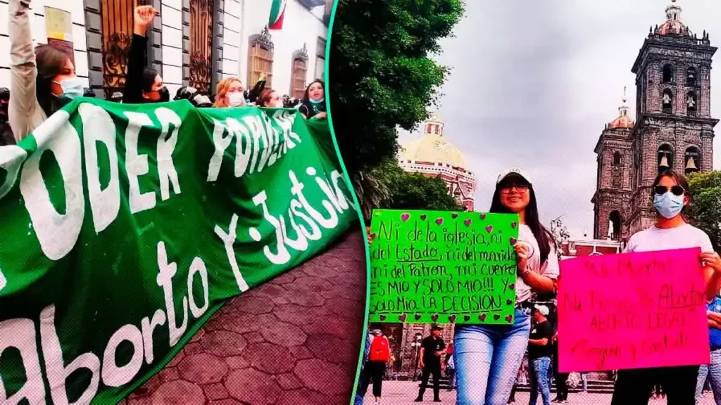 La Marea Verde toma las calles de Puebla por un aborto legal y seguro
