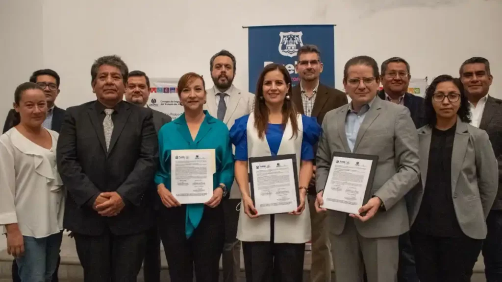 Ayuntamiento de Puebla y Colegio de Ingenieros Civiles del Estado formalizan colaboración en favor del Centro Histórico