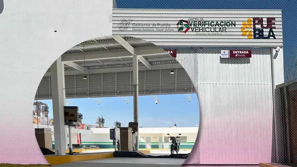 Así avanza la construcción de los verificentros en Puebla.