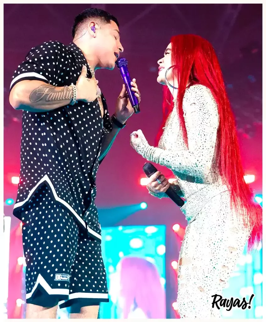 ¡OMG! Karol G y Grupo Firme cantan juntos "Ya supérame" y "Tusa".