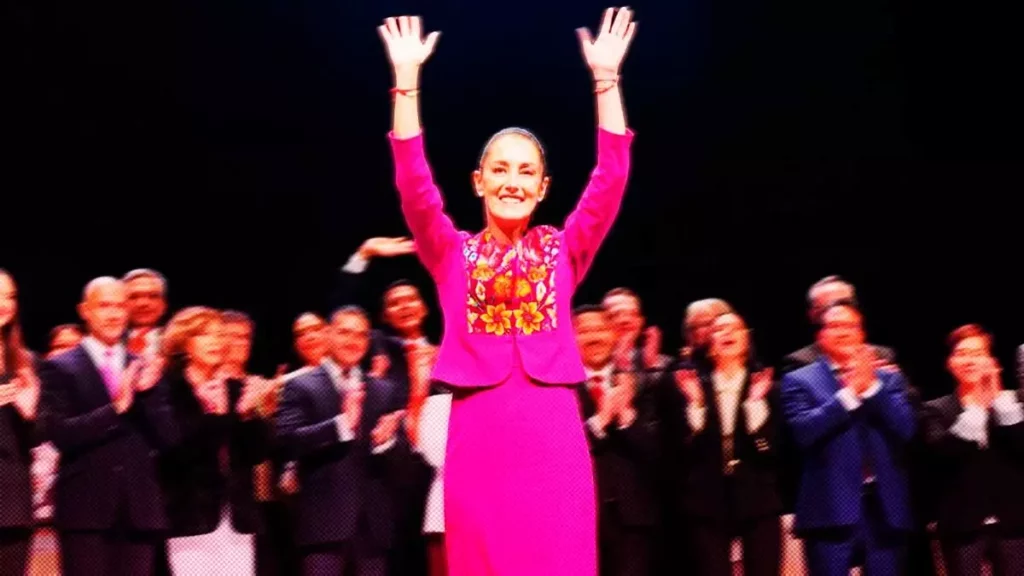 Poblanos se placean en el informe de Claudia Sheinbaum; presumen su cercanía