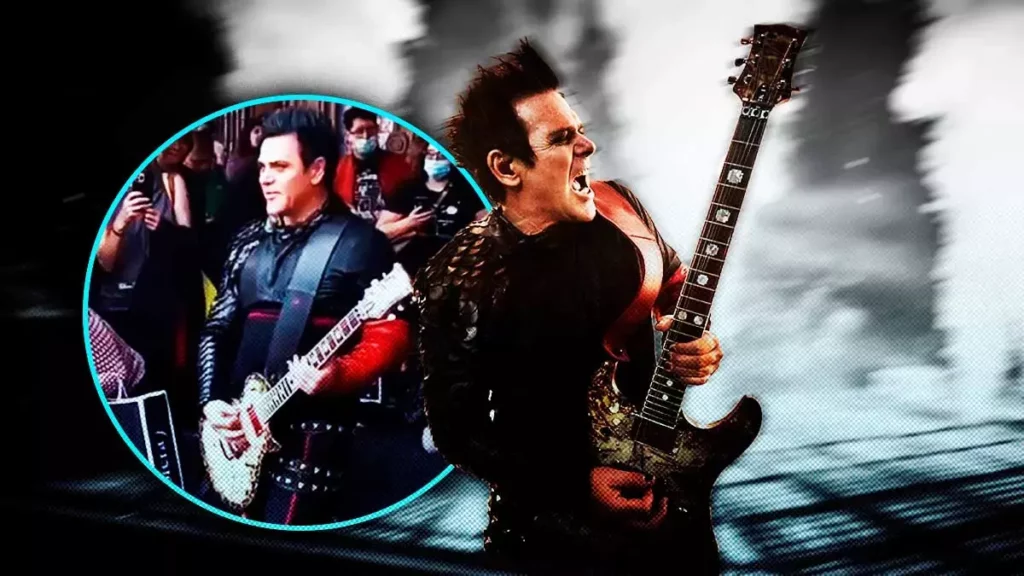 Richard Kruspe, guitarrista de Rammstein da concierto gratis en zócalo de la CDMX