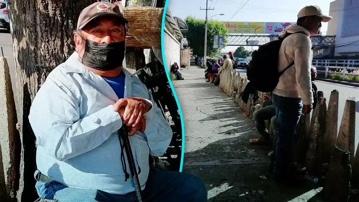 Banqueta de la CAPU, un espacio para buscar trabajo temporal