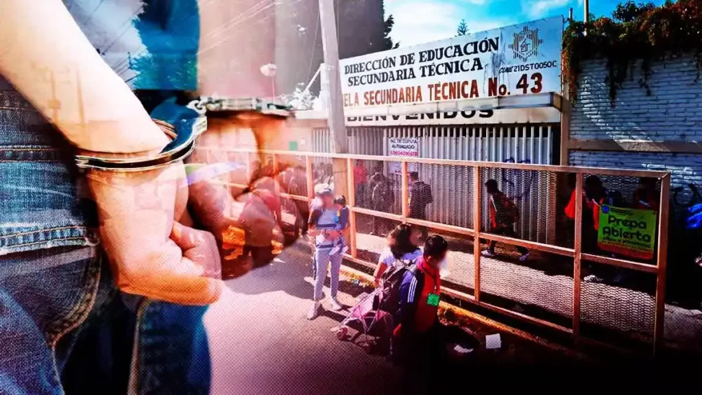 Lo detienen con machete en riña afuera de la Técnica 43 de Loma Bella.