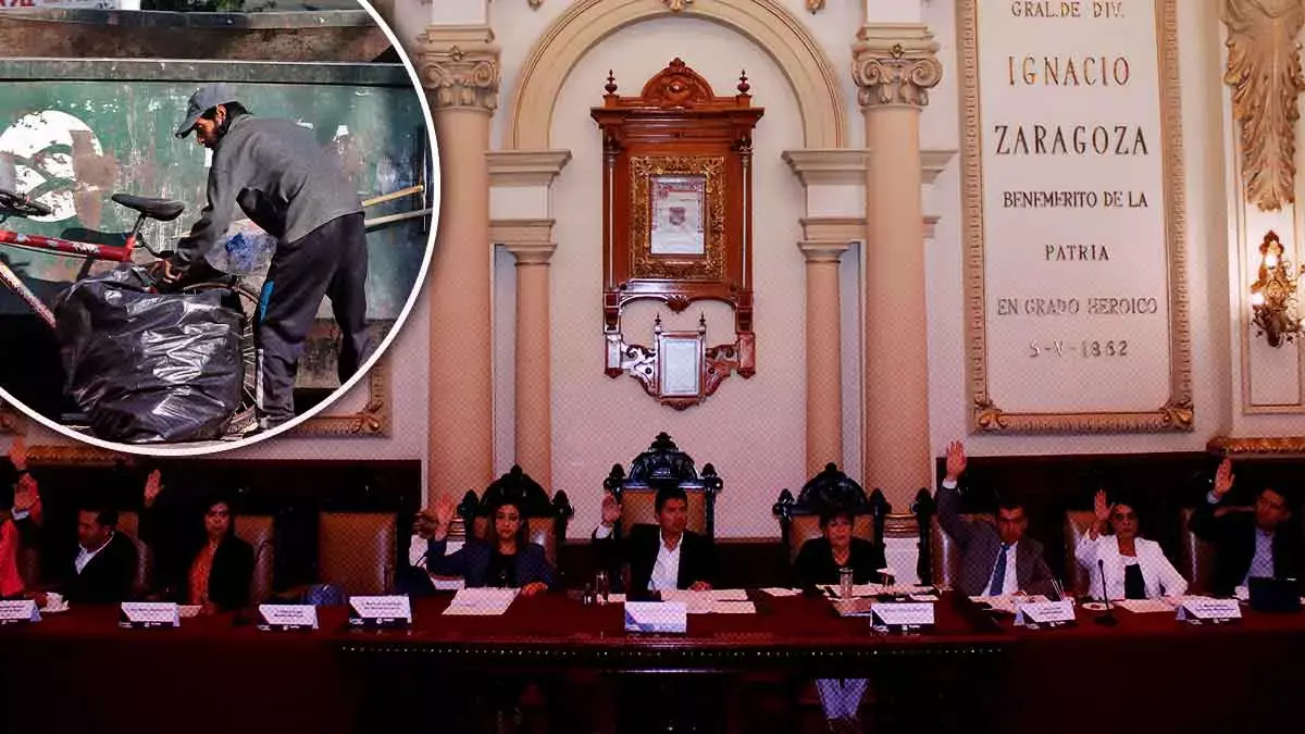 Cabildo aprueba regularizar a pepenadores de Puebla; tendrán hasta uniforme