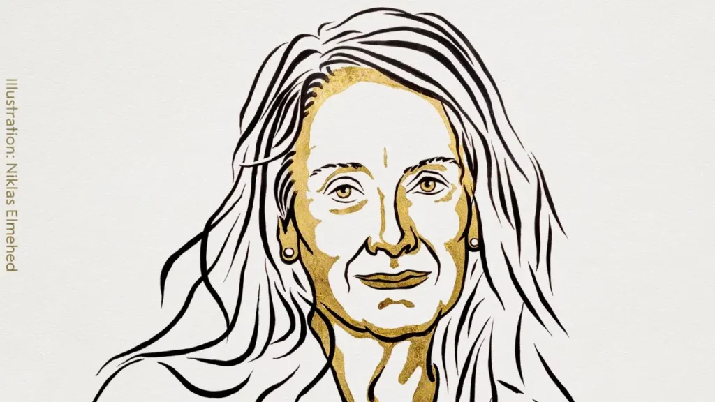La escritora francesa, Annie Ernaux gana Premio Nobel de Literatura.