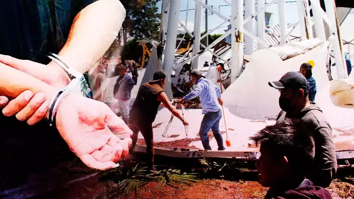 Dos funcionarios de Texmelucan son detenidos por colapso del tanque en Temaxcalac
