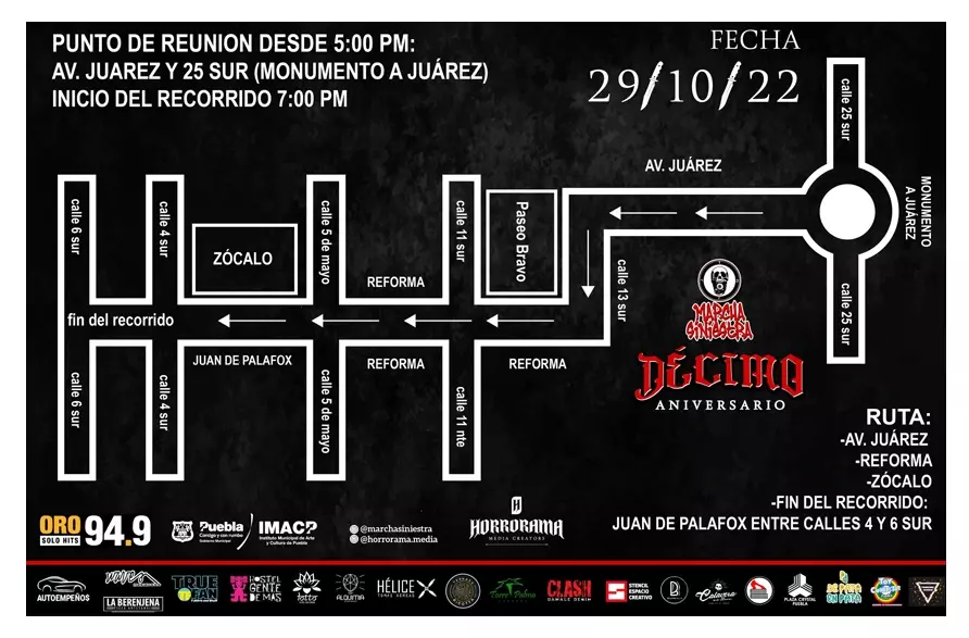 Este tradicional evento iniciará a las 19 horas