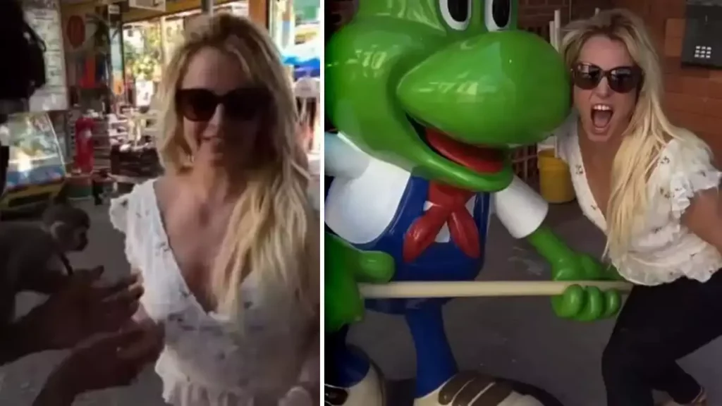 Britney Spears pasea en México y los fanáticos piden que no la molesten