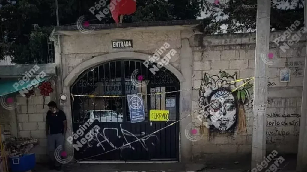 Muere en el panteón donde laboraba, en la colonia Amaluquilla de Puebla.