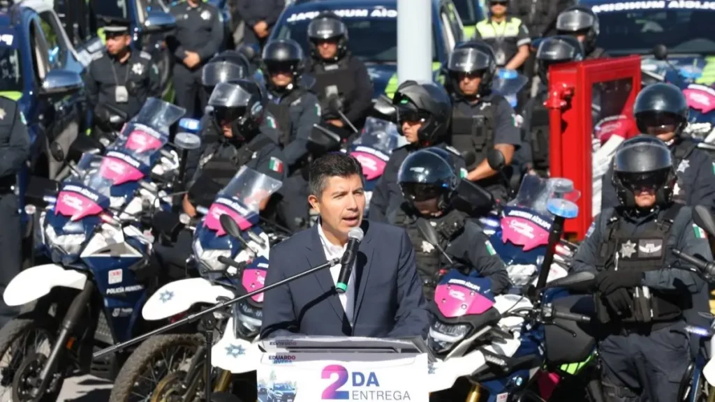 Eduardo Rivera entrega 311 patrullas a la SSC con una inversión de 180 mdp.