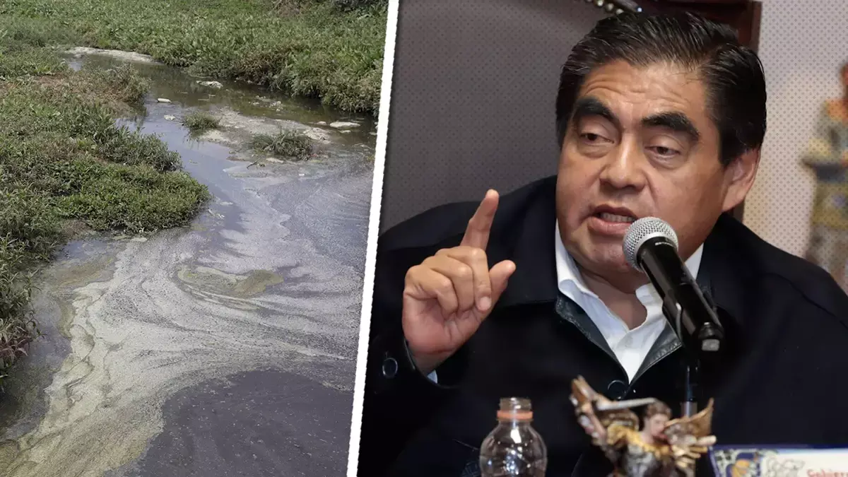 Barbosa exige a Tlaxcala acciones para detener descargas contaminantes al Atoyac.