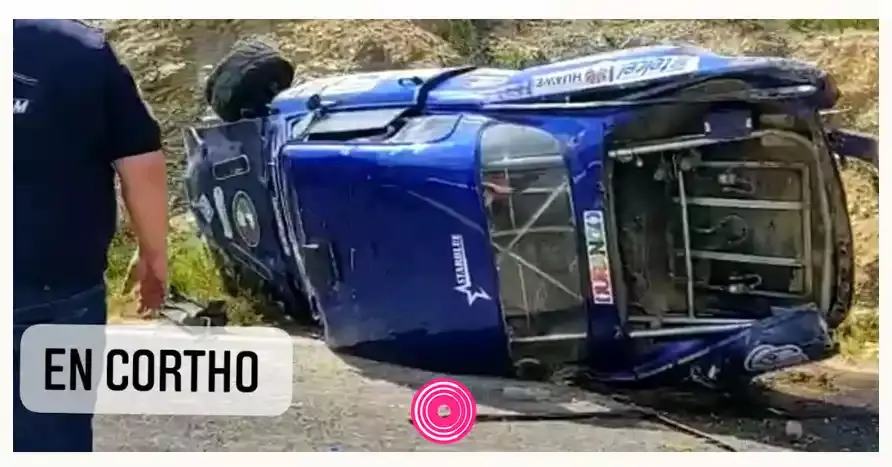 Primer día de la Carrera Panamericana y ya hubo 3 volcaduras