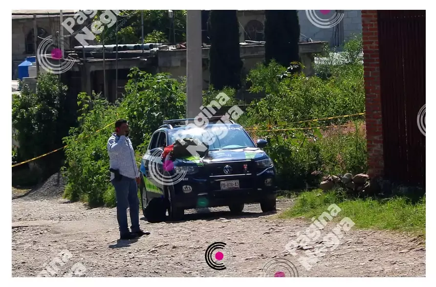 Lugar donde fue encontrado el cuerpo embolsado
