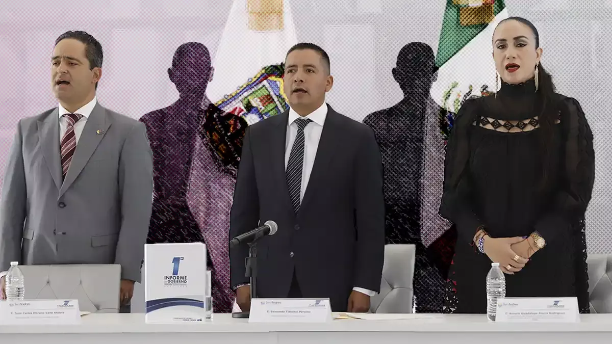 Faltan Miguel Barbosa, Eduardo Rivera y Sergio Salomón al primer informe de Edmundo Tlatehui