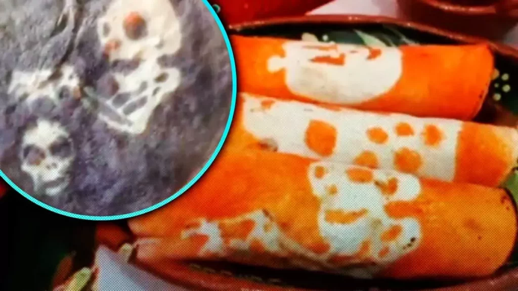 Tortillas con figuras de catrinas, ofrece la 'Taquería Viviana' de Puebla