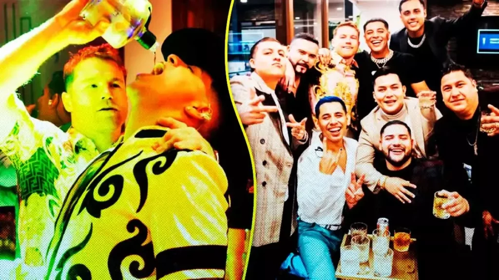 ¡Mala copa! 'Canelo' Álvarez corrió a Grupo Firme de su fiesta