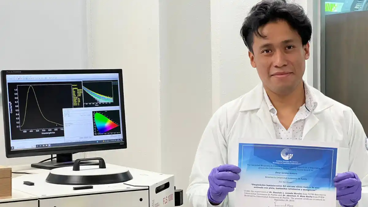 Estudiante de la BUAP gana el Premio Intercovamex a la Mejor Tesis de Doctorado