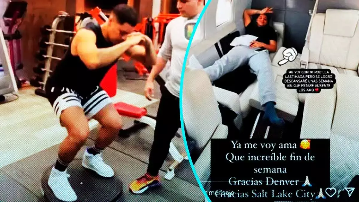 Eduin Caz cancela conciertos por un problema en la rodilla