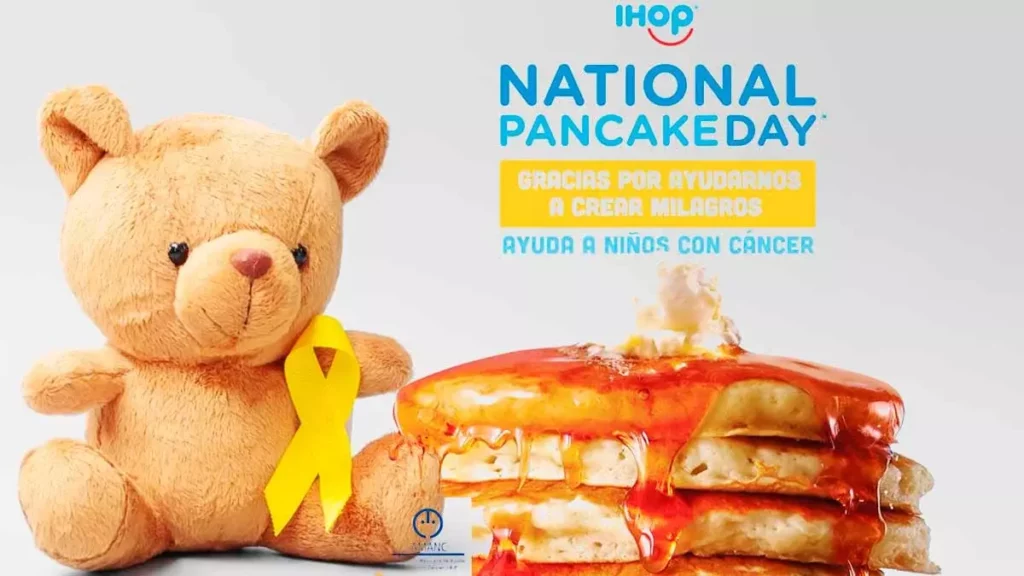 Con el pancake del IHOP, ayudas a comprar medicamentos para niños con cáncer
