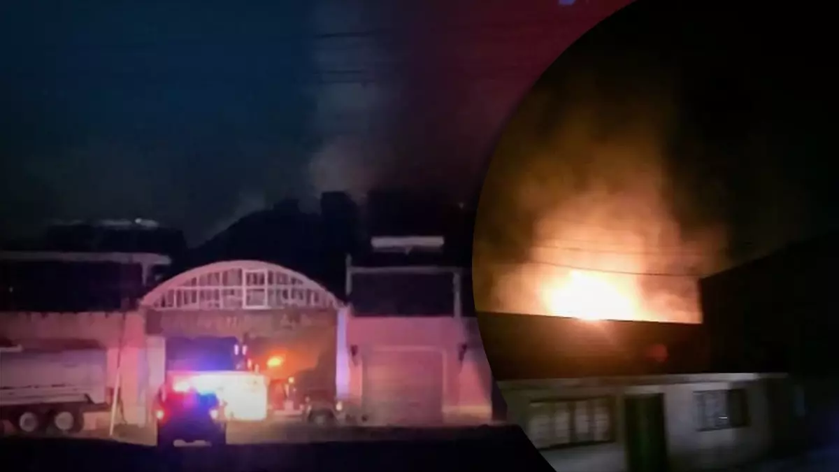 En Texmelucan, un incendio despertó y causó alarma en habitantes.
