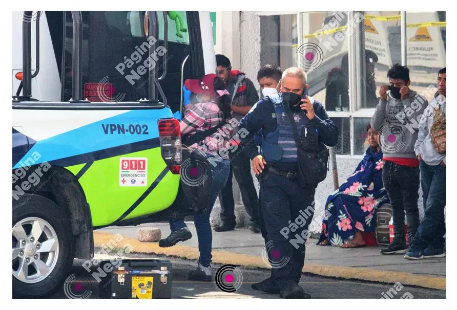 Joven jornalero muere por infarto en autobús en la autopista México Puebla