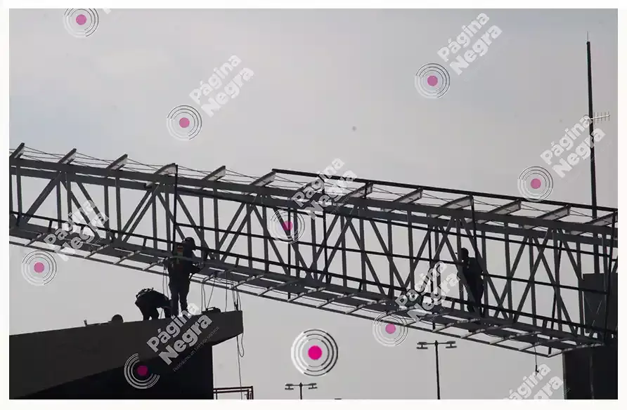 Construcción donde cayó y murió el trabajador