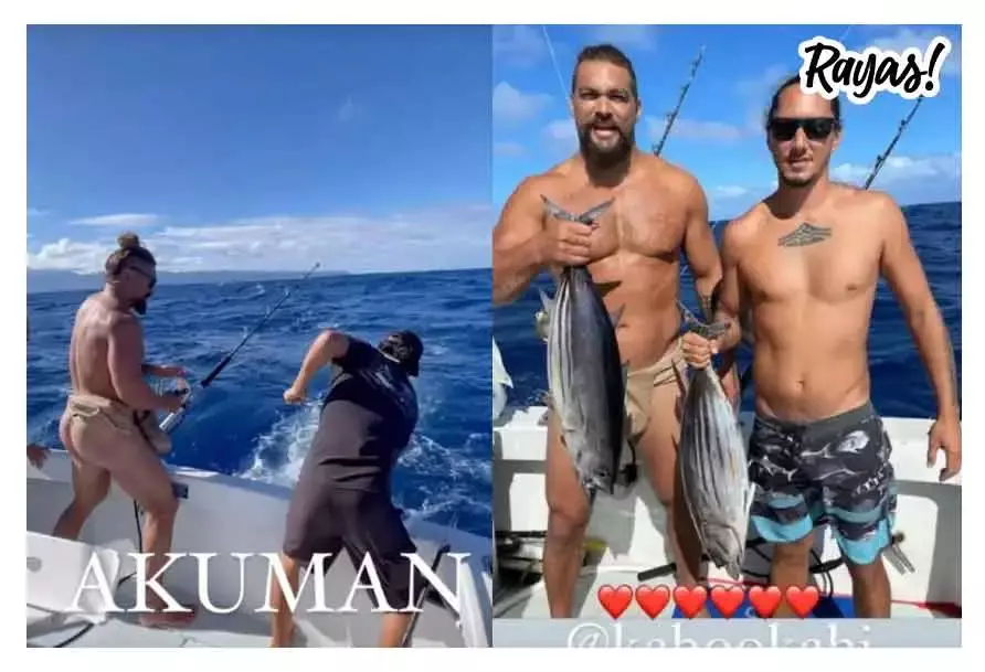 ¡Kermoso! Jason Momoa presume sus glúteos y marca de agua ecológica en taparrabos
