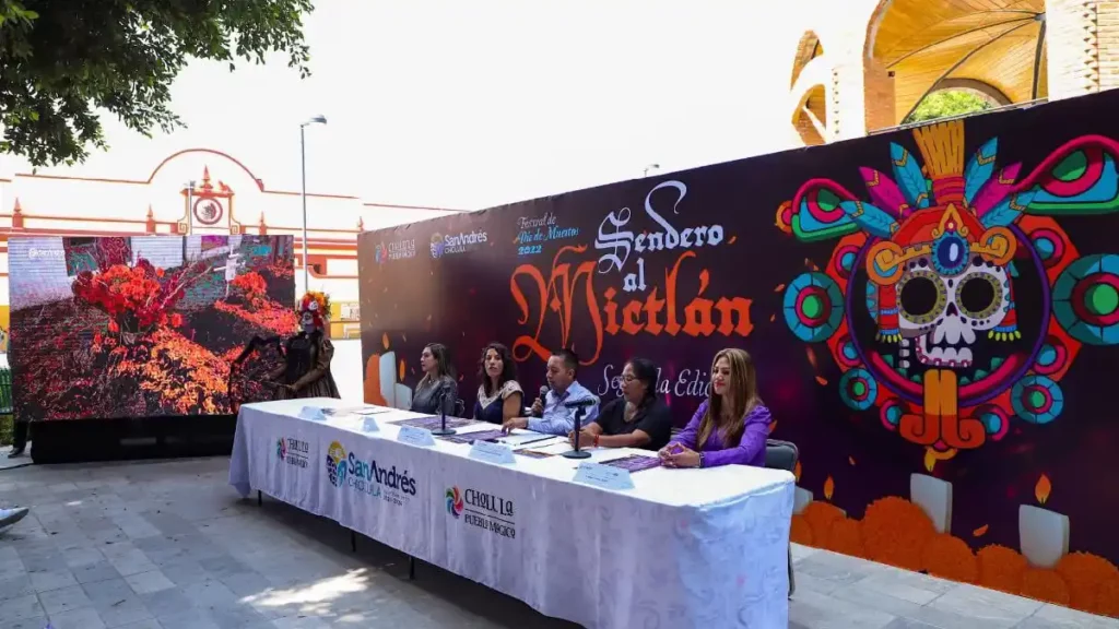 "Sendero al Mictlán" el festival de San Andrés Cholula que esperabas