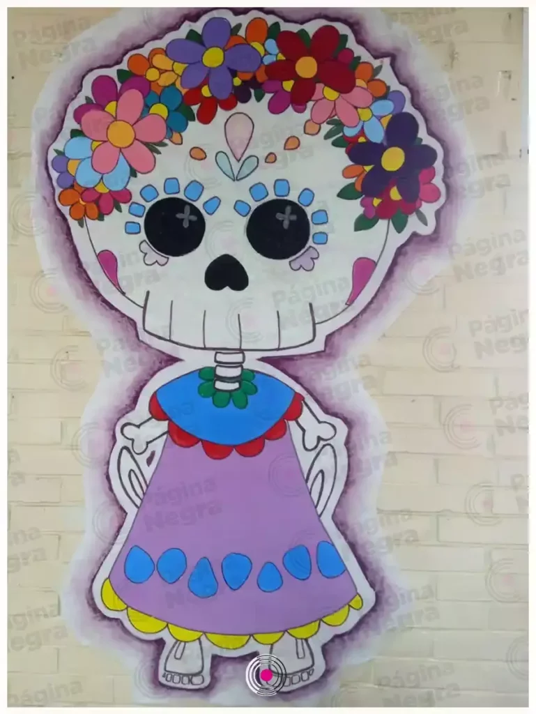 Por Halloween adornan con embolsado en la unidad San Bartolo de Puebla