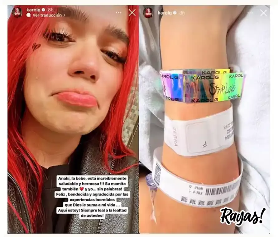 ¡De película! Fanática da a luz en concierto de Karol G