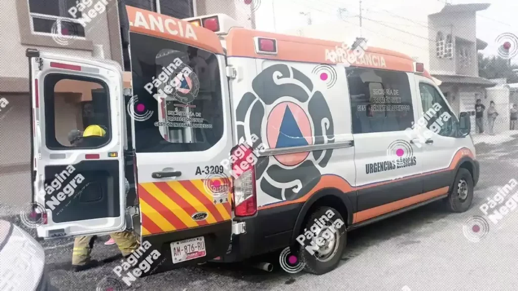 Albañil resultó herido al recibir una descarga eléctrica en la Miguel Hidalgo