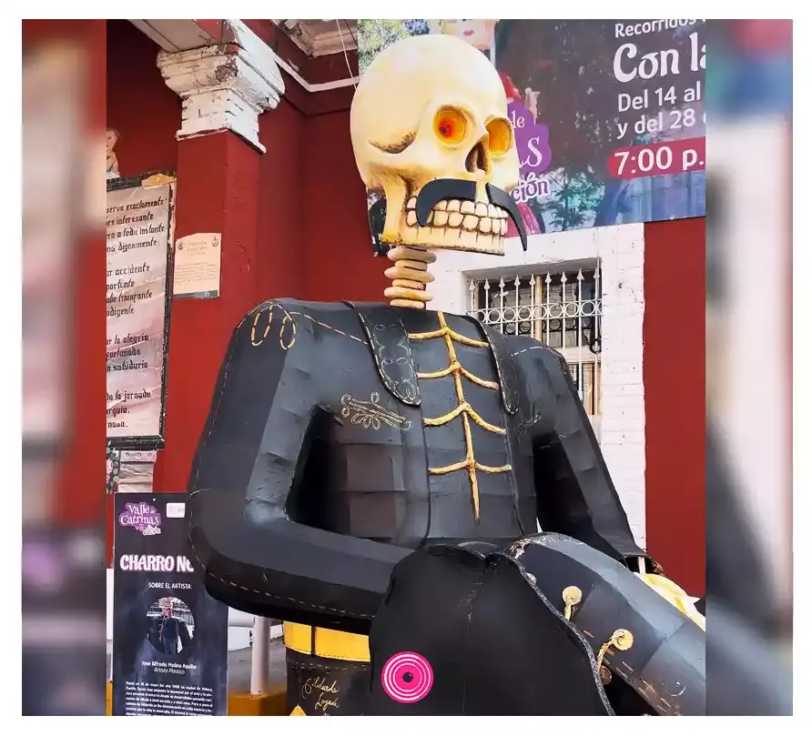 Valle de catrinas en Atlixco, lugar con el misticismo del Día de Muertos