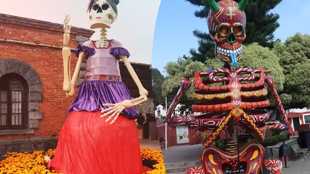 Valle de catrinas en Atlixco, lugar con el misticismo del Día de Muertos