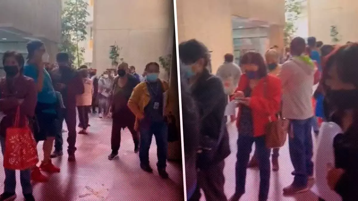Pacientes del IMSS La Margarita esperan horas por su medicamento