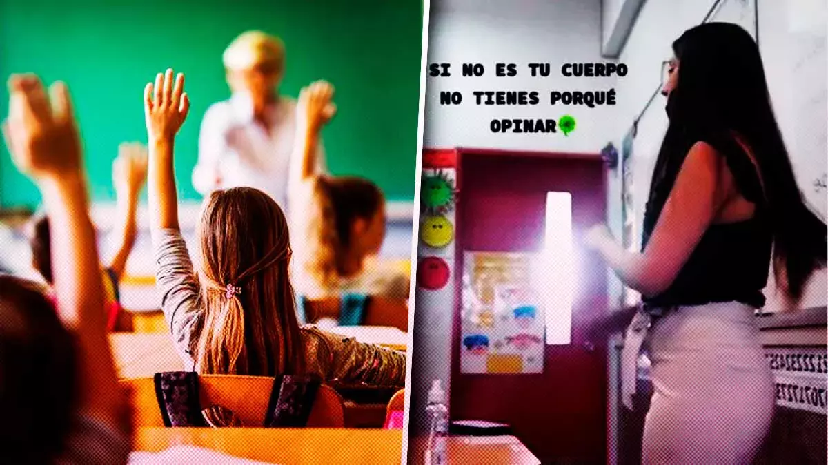Maestra enseña a sus alumnos a no juzgar cuerpos ajenos con esta canción