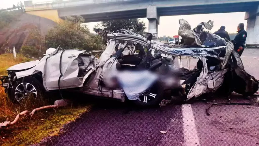 ¡Nadie sobrevivió! Accidente en la Tlaxco-Tejocotal deja cuatro muertos