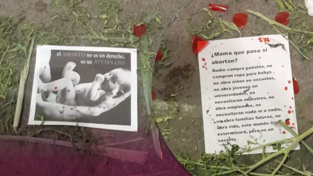 Católicos poblanos dedican ofrenda a “bebés no nacidos por aborto” en Casa de Cultura