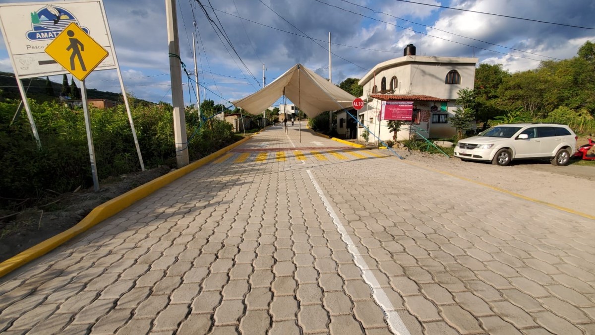 Gobierno de Atlixco invierte en nueva vialidad en la junta auxiliar de Metepec.