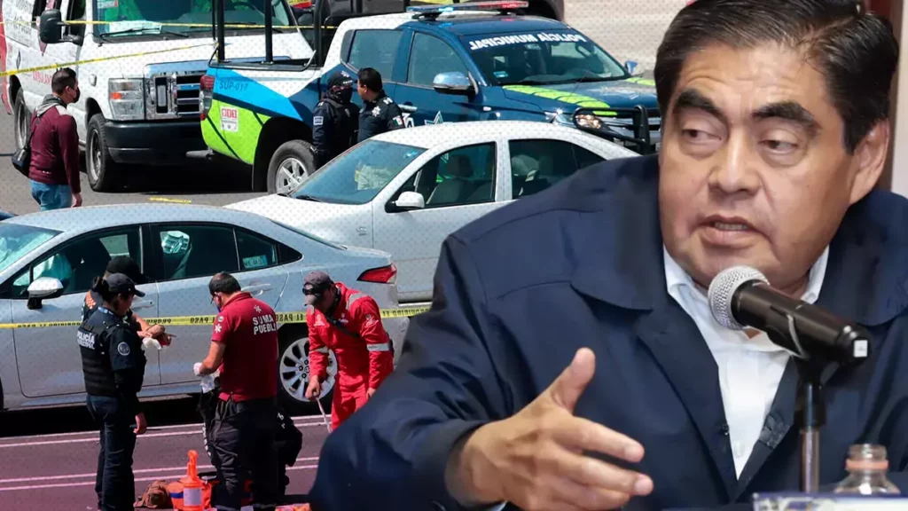 Barbosa niega descomposición social en Puebla, tras balacera en Costco