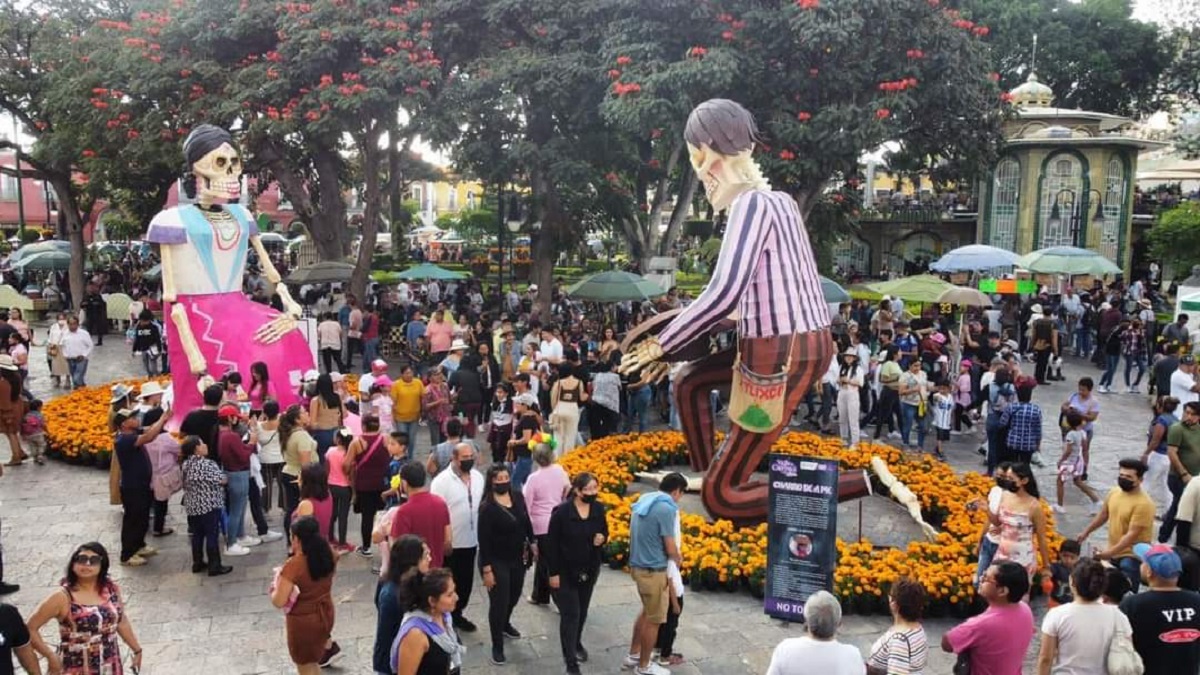 Valle de Catrinas en Atlixco se coloca en la preferencia de los turistas.