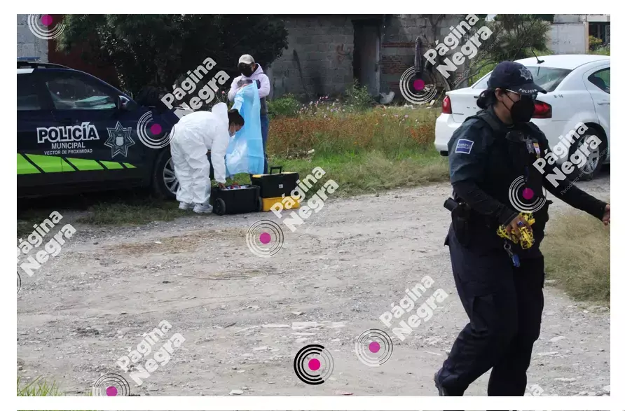 Elementos de la Fiscalía en la zona
