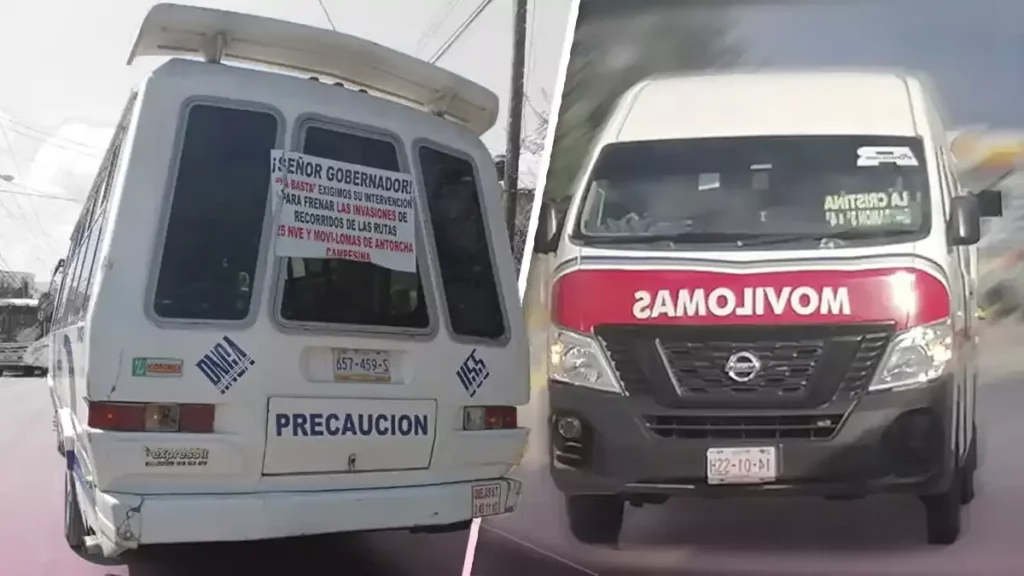 Antorcha Campesina invade los trayectos de las rutas de transporte público en Puebla.