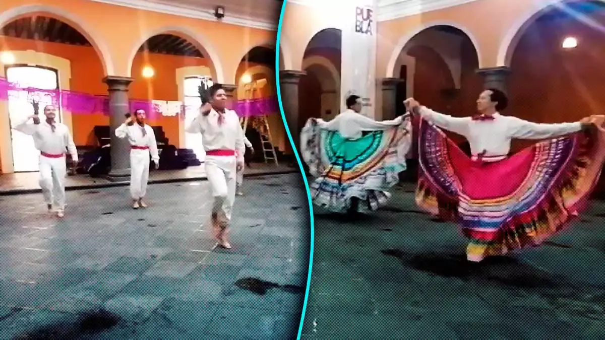 Triángulo Rosa es el grupo de ballet folclórico para la comunidad LGBT+ en Puebla