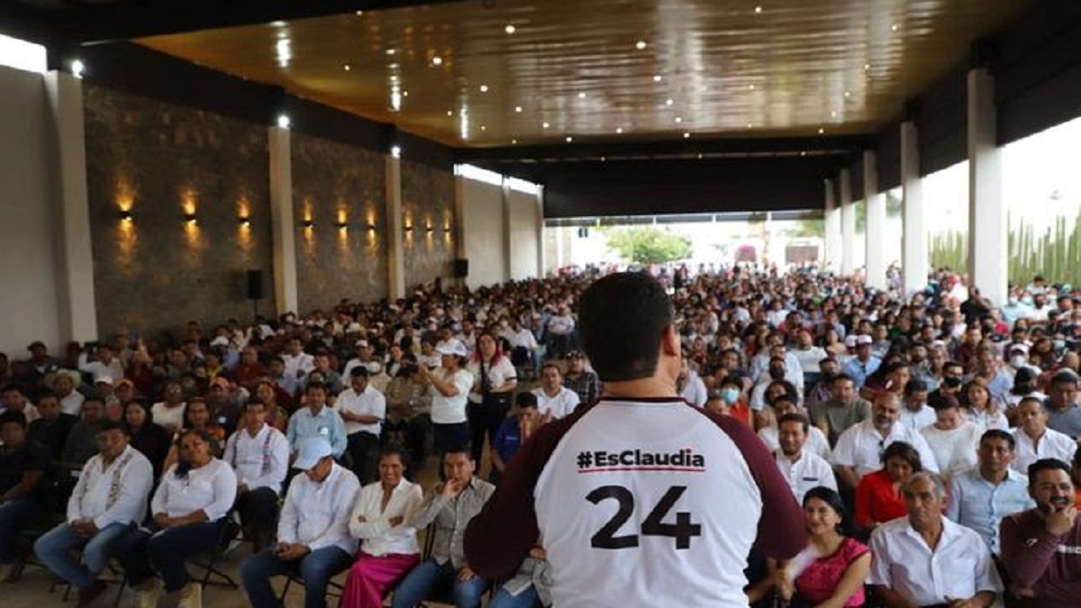 Más de 22 mil oaxaqueños de todas las regiones del estado se pronuncian a favor de Caudia Sheinbaum