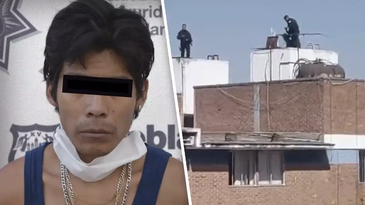 Bandido mojado: Narcomenudista se escondía en tinaco de San Bartolo