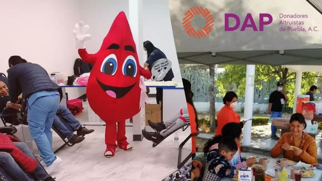 Donadores Altruistas de Puebla, 8 años ayudando a familiares de niños hospitalizados