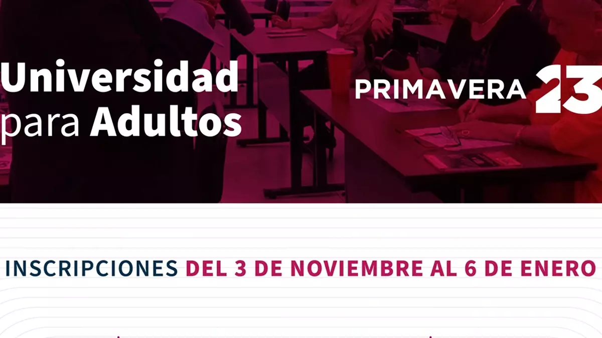 Esta es la convocatoria para el 2023 de la Universidad para Adultos BUAP