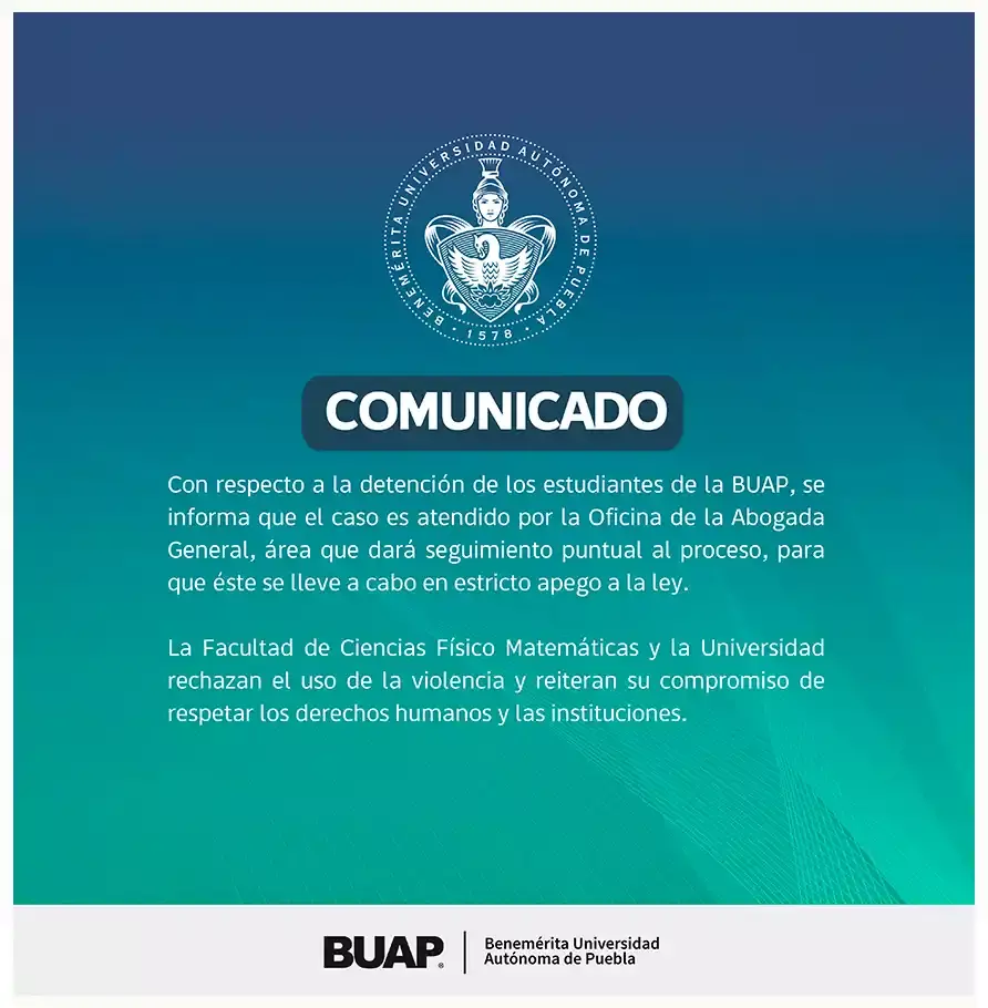 BUAP investigará caso de estudiantes detenidos por presunto robo a Oxxo